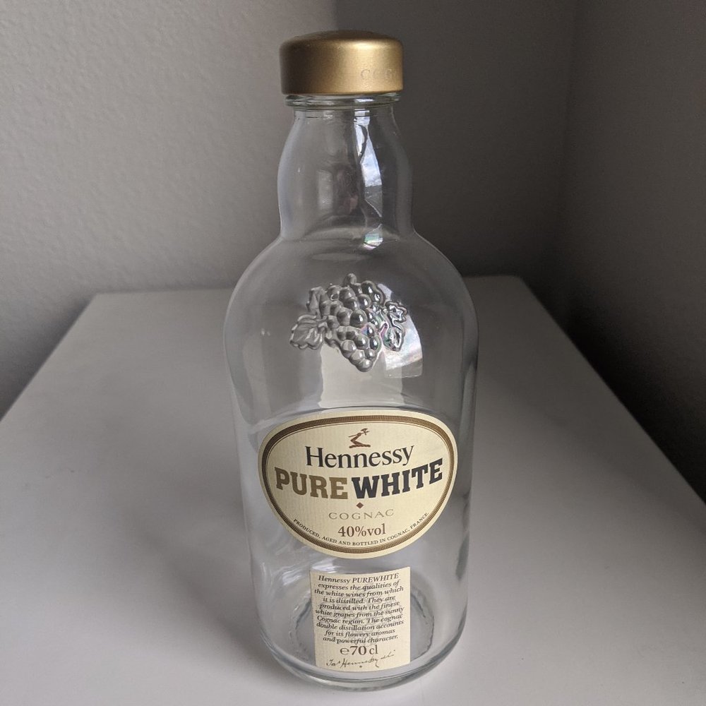 Hennessy PURE WHITE Cognac Empty Liquor